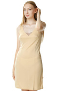 Elegancka halka damska Virginia pod sukienkę 6199 beżowy - Mewa