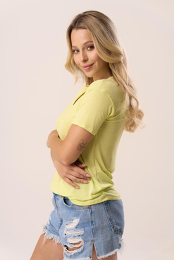 Bluzka damska SERINA LIMONKA - Babell