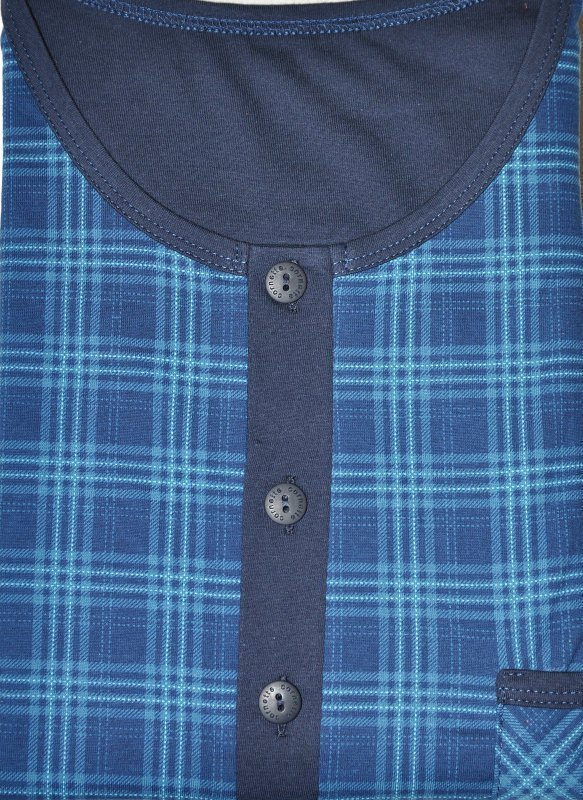 Męska koszula nocna ze szlafmycą Cornette 109 / MIX kolorystyczny