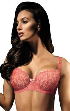 Miękka balkonetka koralowa Ekskluzywna kolekcja Le Vernis Romance /  OSTATNIE SZTUKI