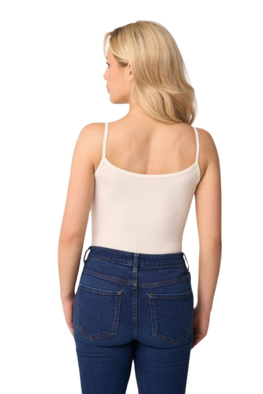 Bawełniany top Babell MAXINE w kolorze ecru