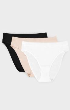 Bawełniane figi Gorteks Klara / F /Mix trójpak wielokolorowy