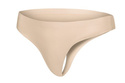 Bezszwowe beżowe stringi Julimex, nieodznaczają się pod ubraniem 