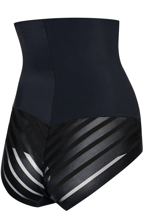 Wysokie, czarne bezszwowe figi modelujące Julimex 141 Maxi Super High