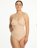 Wyszczuplające body SEAMLESS BODY 421 bezszwowe  JULIMEX beż