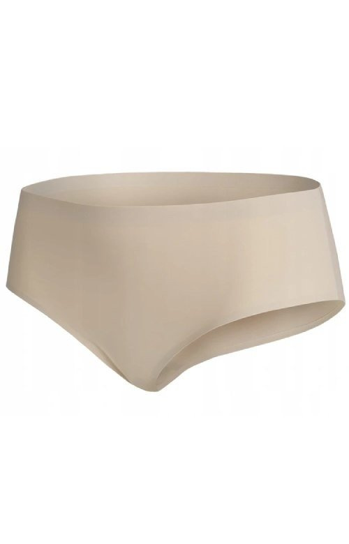 Bezszwowe beżowe figi Julimex Simple Classic ultracienkie