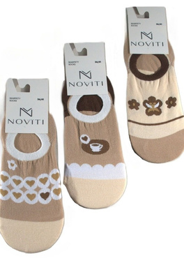Stopki bawełniane damskie - Noviti ST071
