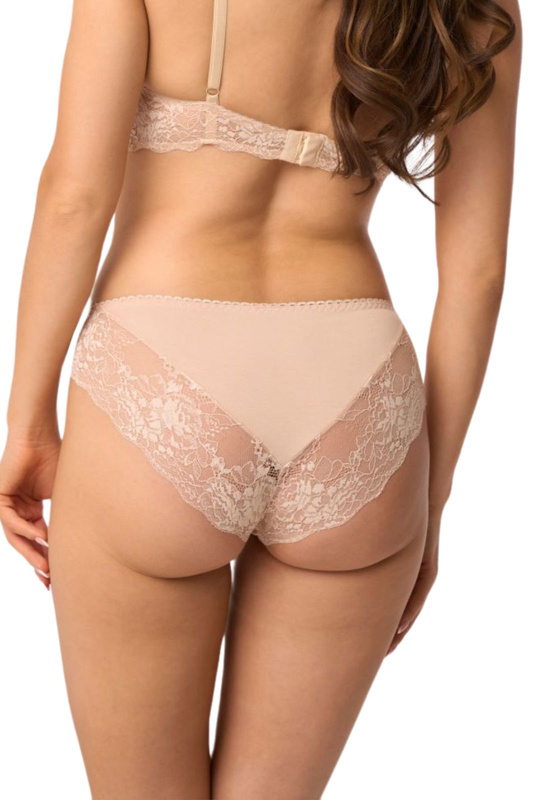 Bawełniane figi damskie z koronką Babell 206