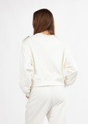 Bawełniana bluza dresowa DK-K-B23 - ecru Dkaren