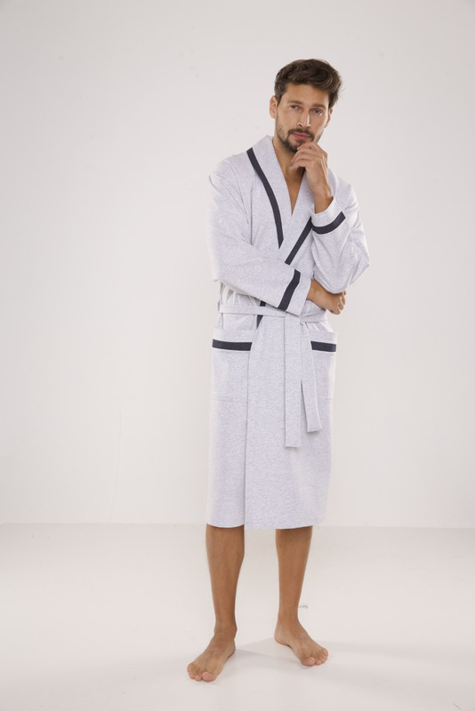 Elegancki szlafrok męski De Lafense - 564 Bruno