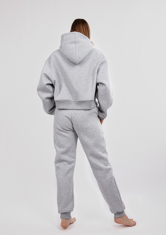 Ciepły komplet dresowy, bawełniany Dk-k-b16 jasny róż Dkaren