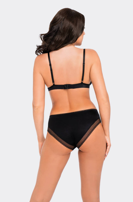 Czarne eleganckie figi damskie Babell 197