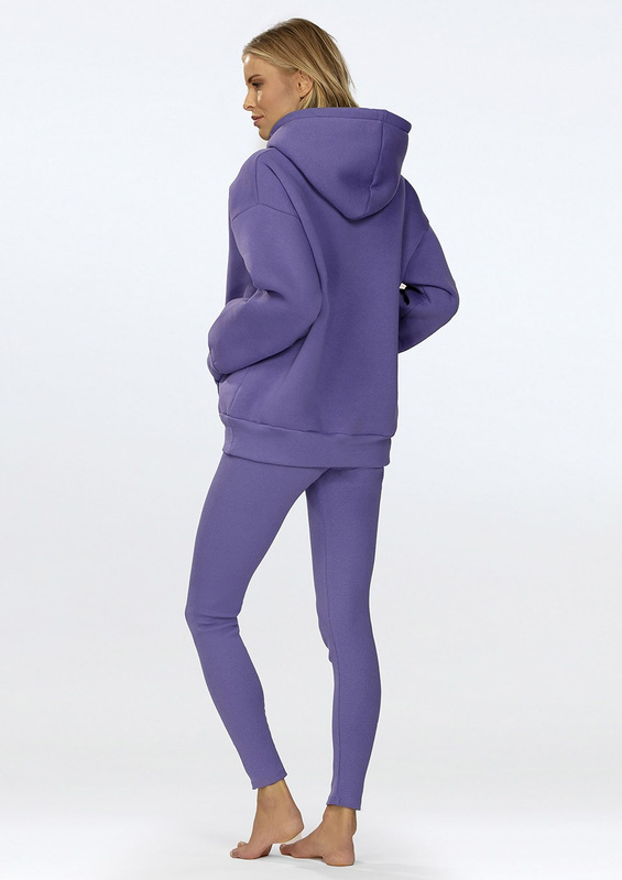 Komplet Oseye - czekolada bawełna gruba i prążki - Dkaren