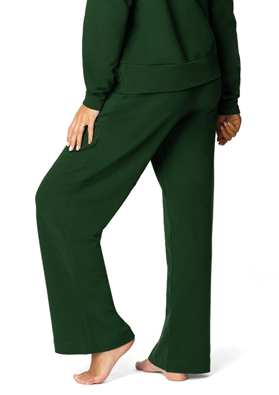 Spodnie DK-K-B8 - zielony bawełna - Dkaren