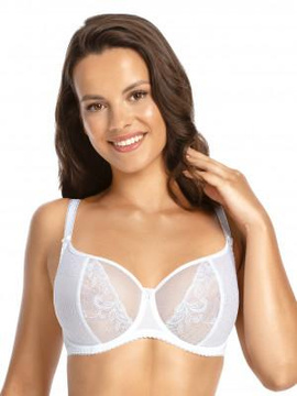 Biustonosz Soft Balconette Ada biały 1026 - Gaia
