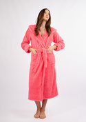 Szlafrok/Podomka DIANA DŁUGA - puch koral  - Dkaren
