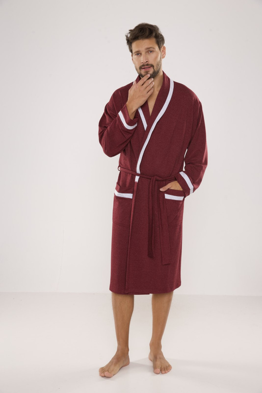 Elegancki szlafrok męski De Lafense - 564 Bruno