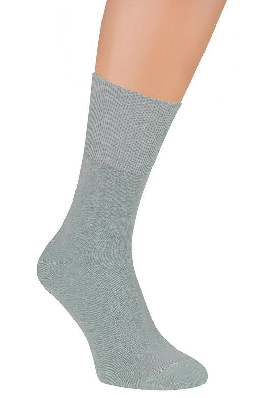 Długie skarpetki bambusowe Skarpol 10 POPIELATE