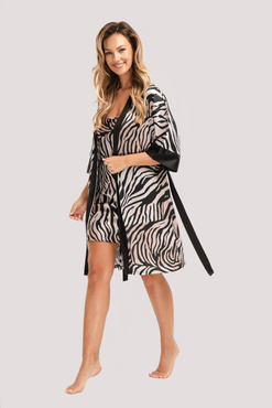 Fantazyjny szlafrok BRAGA  - Unikat