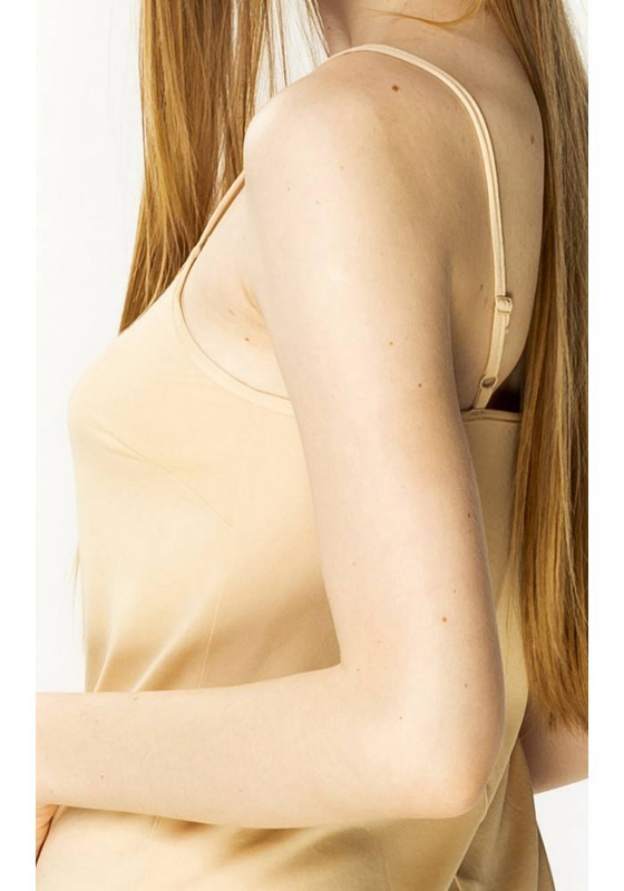 Gładka jedwabna halka pod sukienkę Mewa 6277 ERIKA