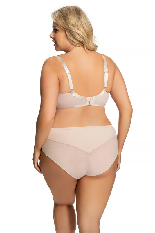 Miękki biustonosz z ozdobnym haftem Gorsenia K698 VERA OSTATNIE SZTUKI