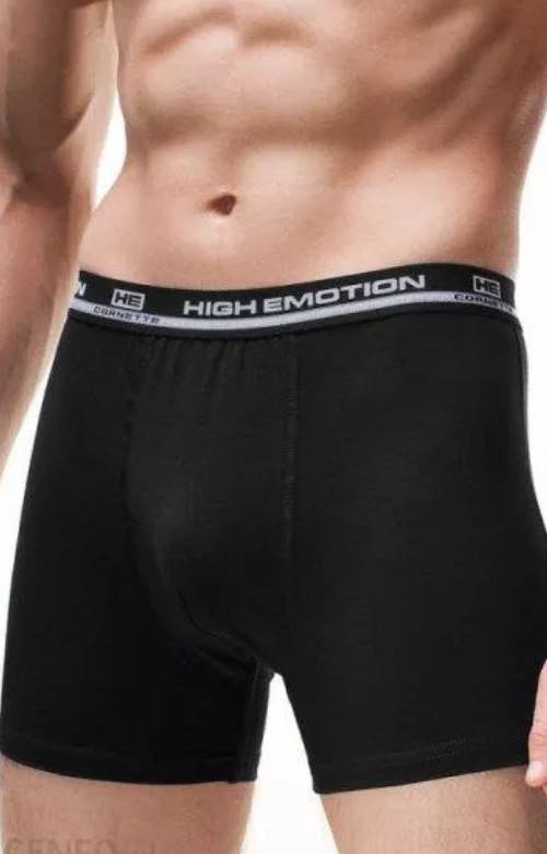 Gładkie bokserki Cornette High Emotion biały