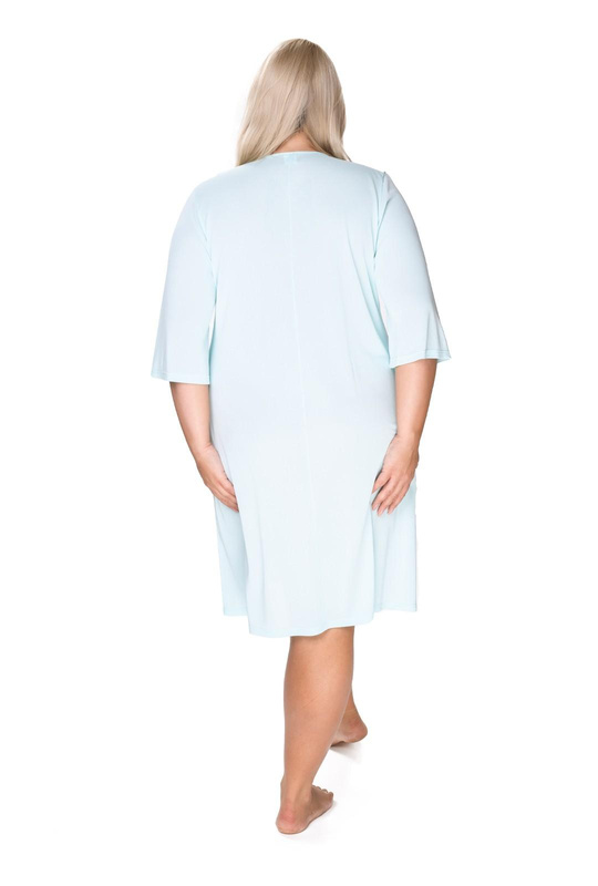 Koszula nocna damska Elena wygodna 6400 mięta - Mewa