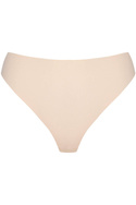 Stringi bezszwowe trójpak - beżowy (BLANCA/S/BEŻOWY) - Gorteks