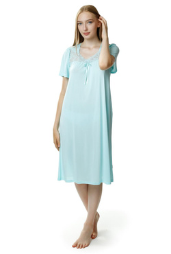 Kobieca koszula nocna Berenika 1693 miętowy - Mewa