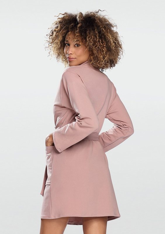 Szlafrok/Podomka bawełniana POLA - beż- Dkaren