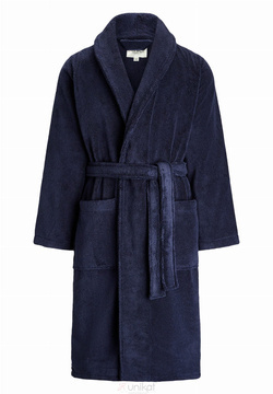 Komfortowy szlafrok Unikat GREGORY granatowy
