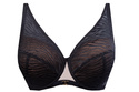 Biustonosz full cup czarny Unikat KAMALA