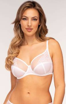 Biustonosz biały soft Unikat VIRGINIA