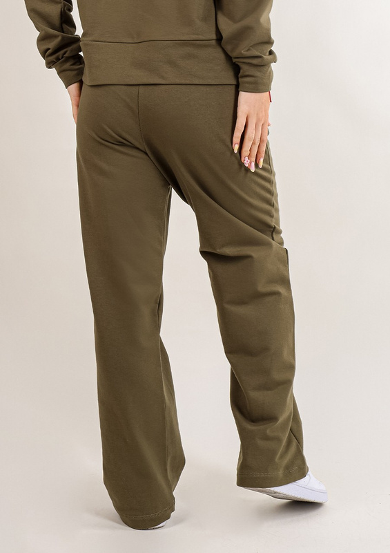 Spodnie DK-K-B8 - khaki bawełna - Dkaren