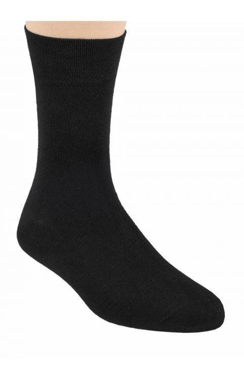 Czarne skarpetki męskie bambusowe Steven 086