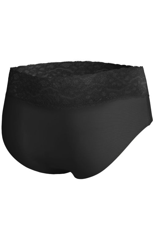 Bezszwowe figi Julimex Hipster z koronkowym pasem