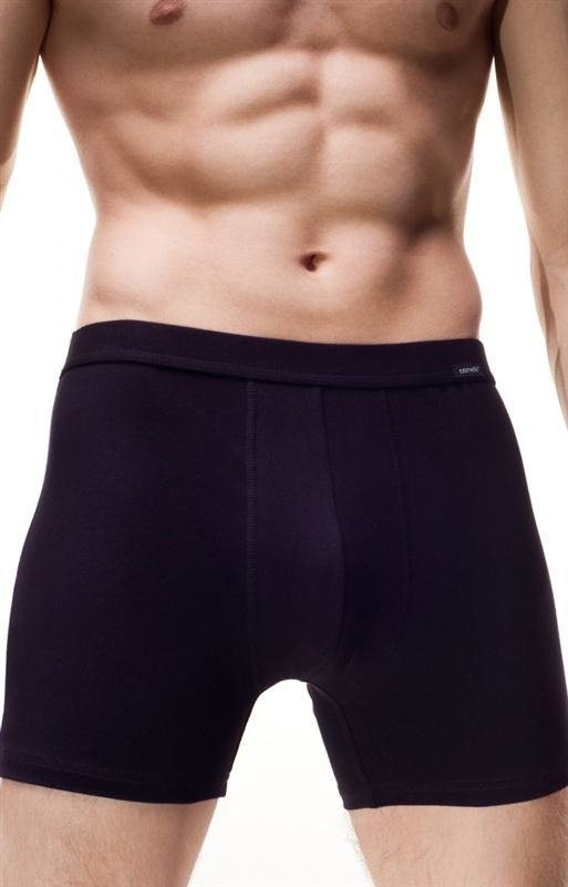 Gładkie bokserki Cornette Authentic oliwkowy