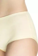 Klasyczne majtki damskie z wciąganą gumką Mewa 6340 Eliza  w kolorze ecru