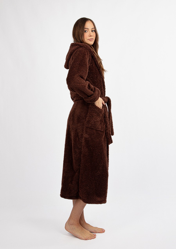 Szlafrok/Podomka DIANA DŁUGA - puch granat - Dkaren