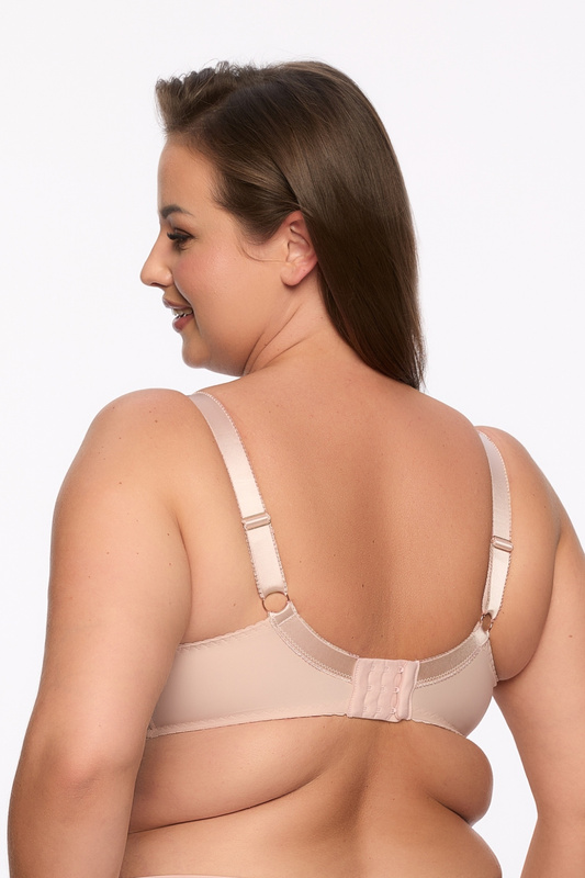 Biustonosz półusztywniany Gaia Keto MAXI 1134 w delikatnym różowym kolorze