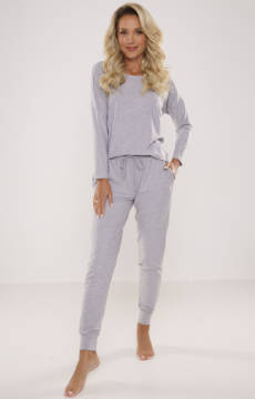 Szary komplet damski De Lafense 555 Paula