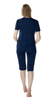 Damska dwuczęściowa piżama Matylda 3639 granatowy - Mewa