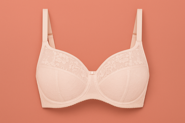 Półusztywniany biustonosz VENA VB-435 w delikatnym kolorze nude
