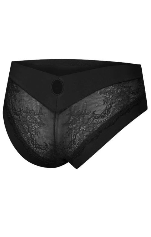 Bezuciskowe figi Julimex KISS z koronkowym tyłem