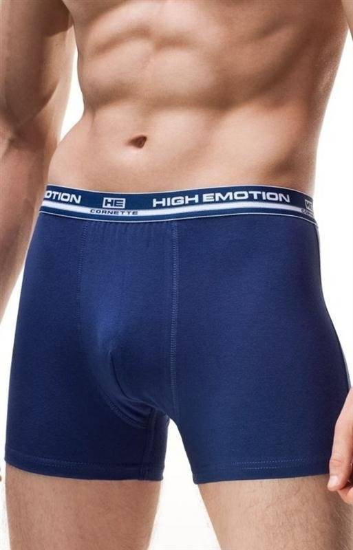 Gładkie bokserki Cornette High Emotion grafitowy