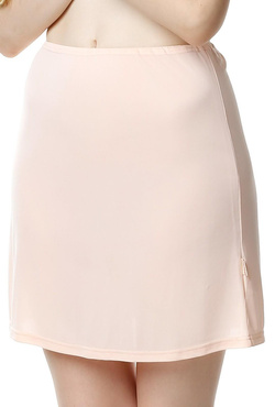 Krótka gładka półhalka Mewa 897 Linda w  kolorze łososiowym