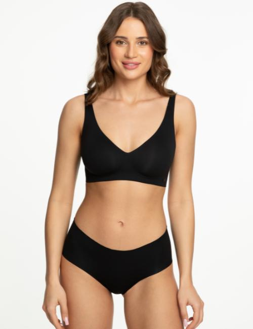 Czarne bezszwowe figi Julimex INFINITY CLASSIC