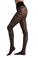 Rajstopy w odważny wzór cętki leoparda Fiore ECHO 30 DEN