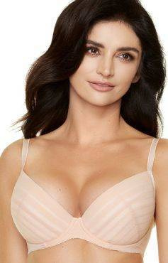 Biustonosz push-up - beżowy Gorteks Luna /B1