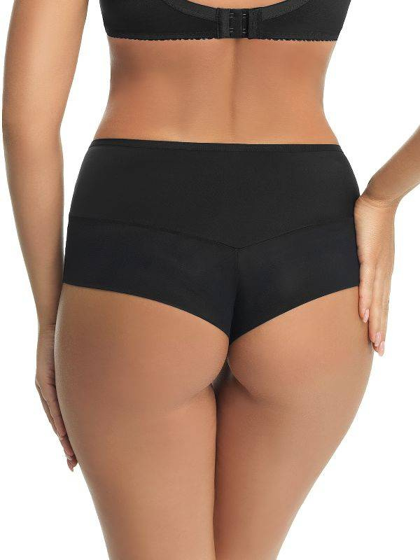 Czarne figi brazyliany Gorsenia K498 PARADISE